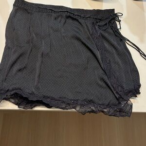 Free people Intimately Lace Trim Wrap Skirt